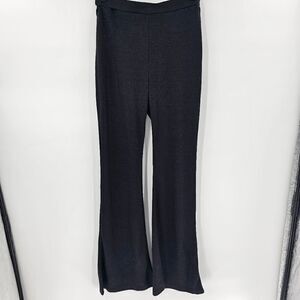 Nwt shein wide leg pants black flattering womens flare